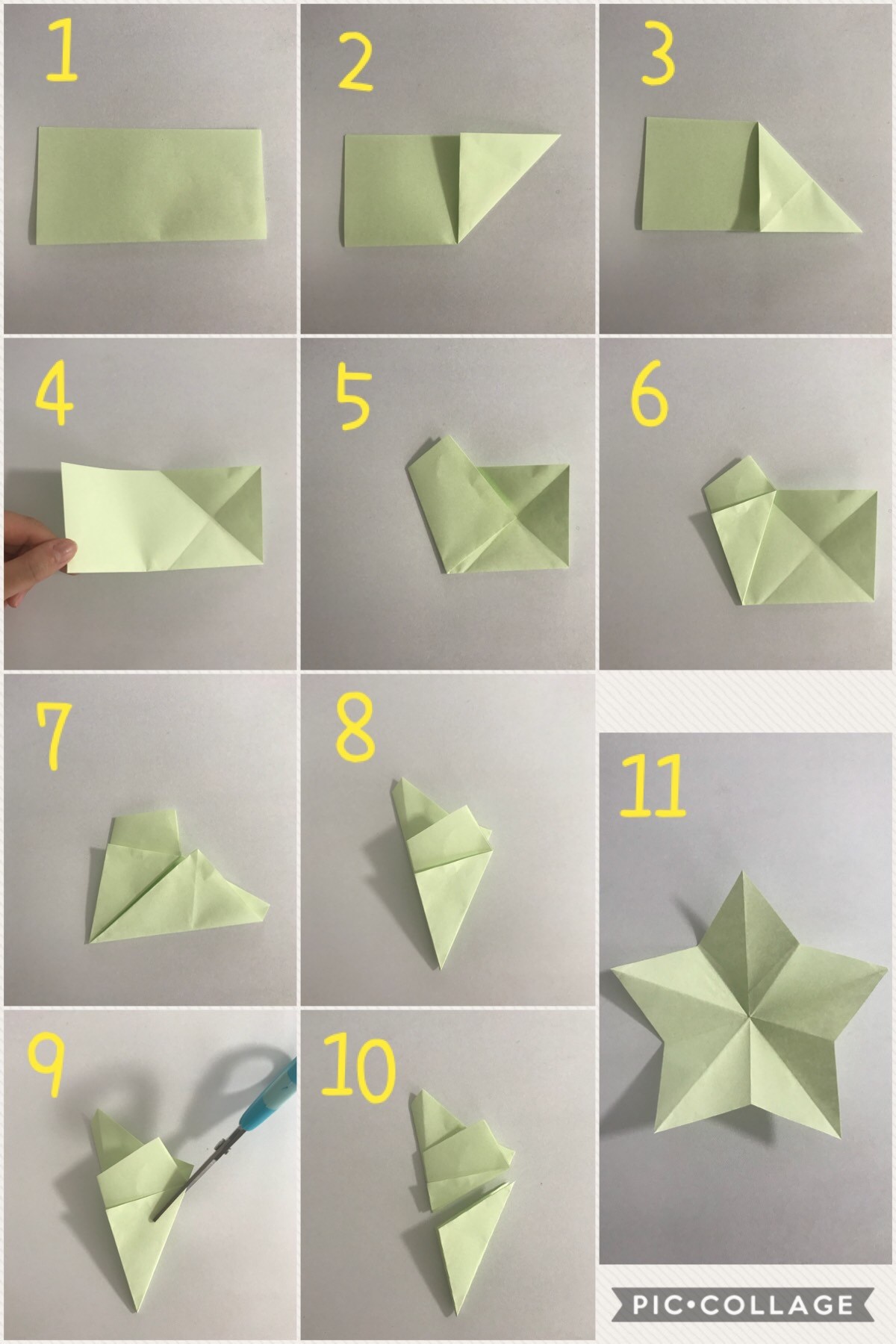 作り方 星 折り紙 折り紙で星の作り方まとめ１５選！簡単にできる立体折り方やはさみ星も！